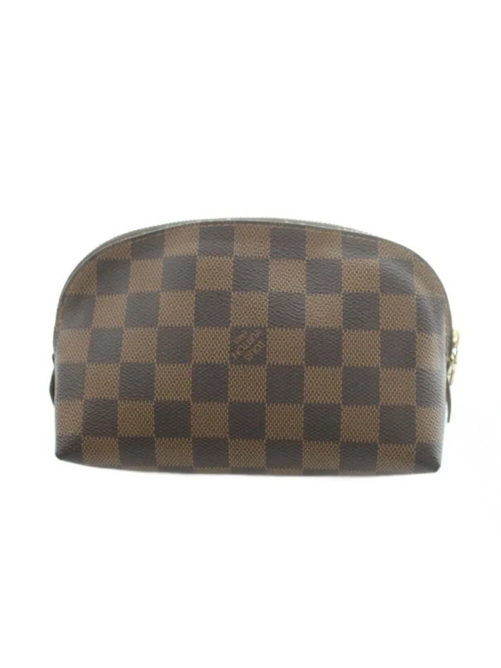 Louis Vuitton Damier Pouch Leather Brown